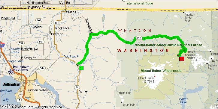 Washington State Route 542 Mount Baker Highway Motorcycle