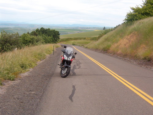 View back down Old Winchester Grade