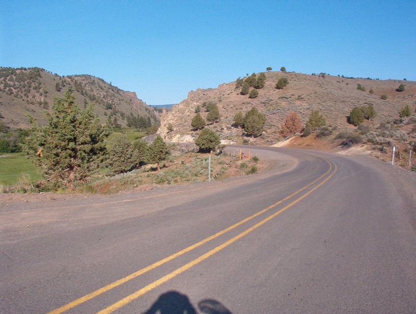 Ridgeline just east of Unity Reservoir