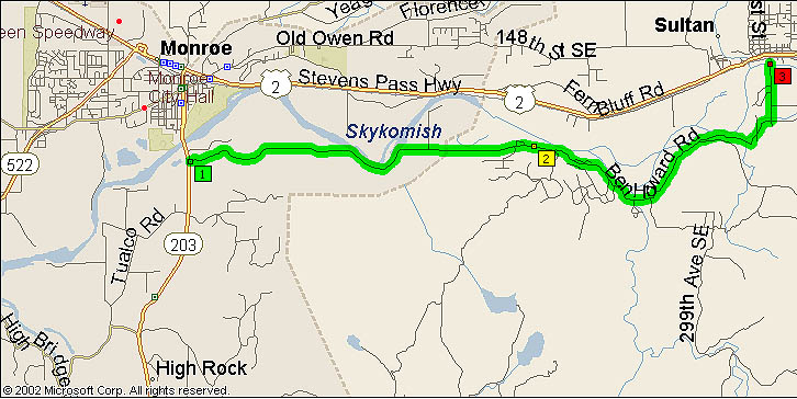 Map of Ben Howard Road