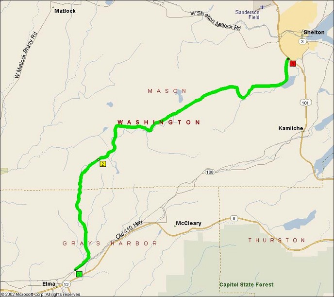 Overview Map of Cloquallum Road