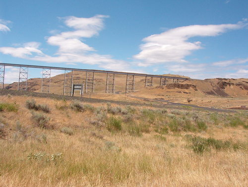 Train Trestle over the river gorge