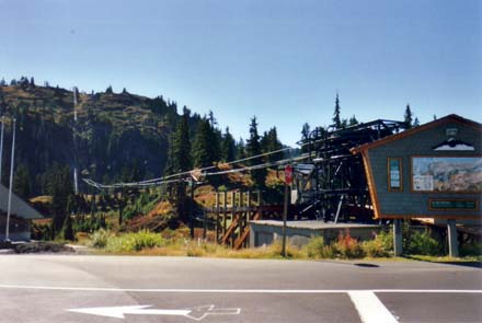 Ski Lifts at the foot of Mount Baker
