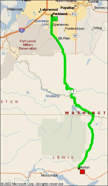 Map of WA SR7