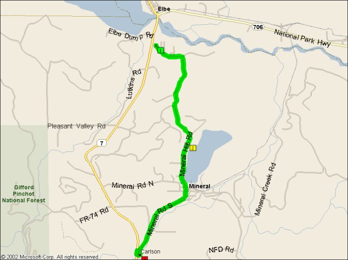 Overview Map of Mineral Road