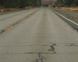 The pavement was much worse before the DOT repaving job