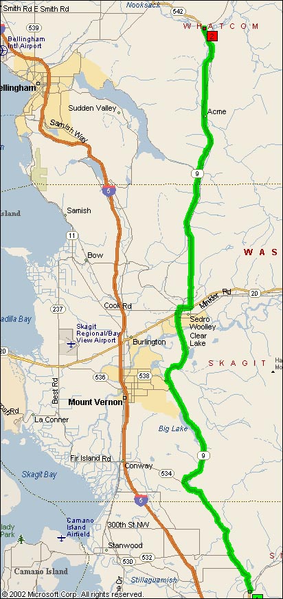 Overview Map of WA SR9